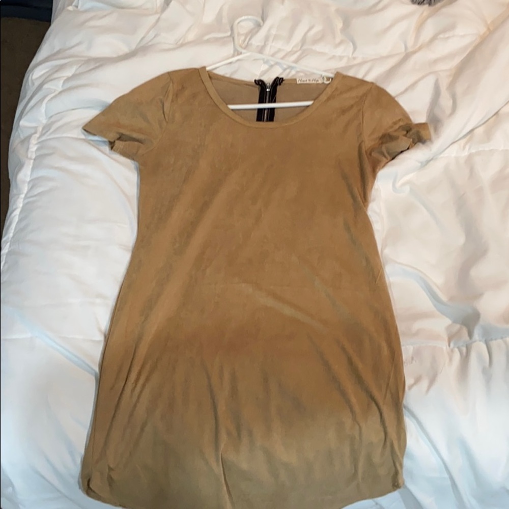 Suede dress